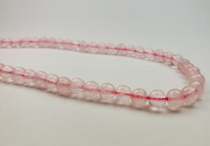 ST65-15 6mm Round Stone - Rose Quartz 